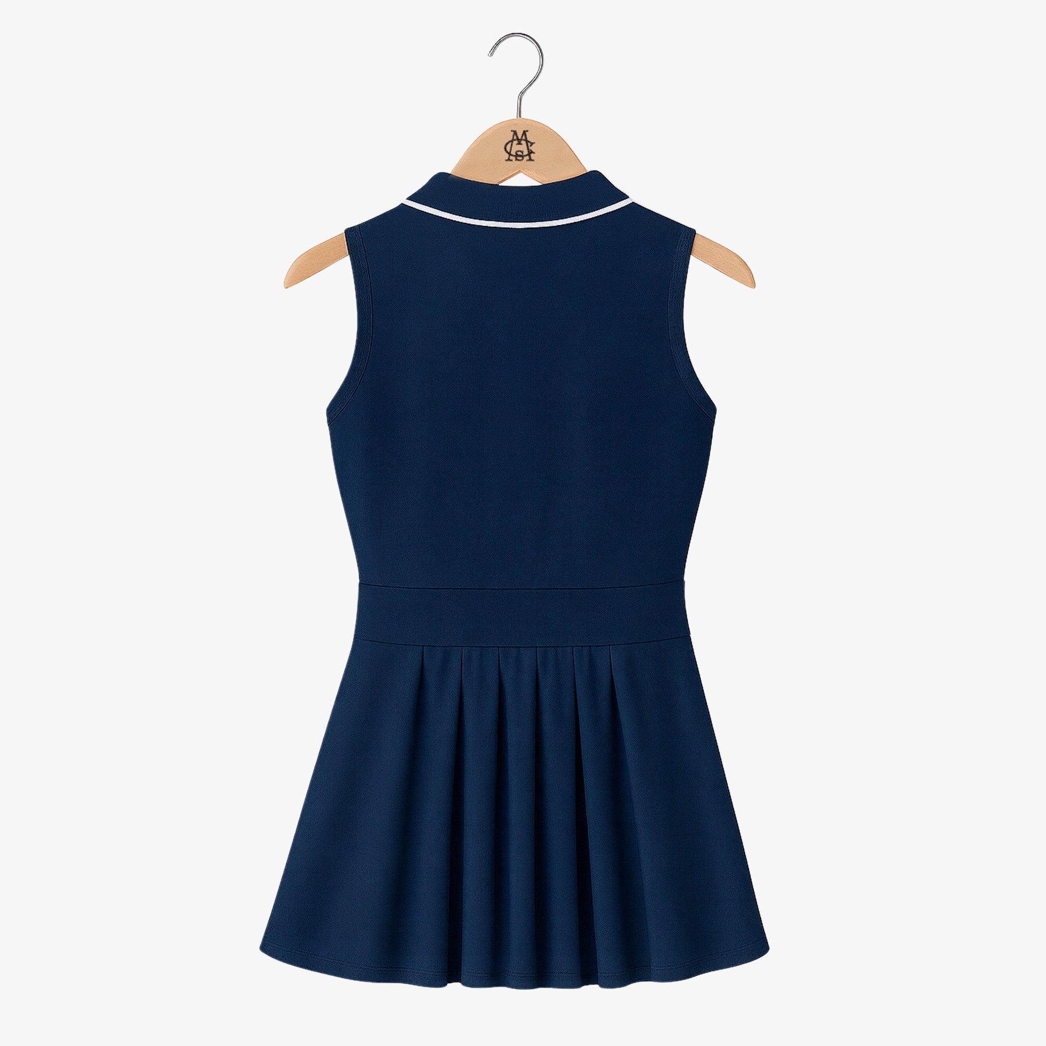 Ladies Signature Golf Dress – Polo Collar Fit & Flare with Shorts –  Masterpiece Sports Club