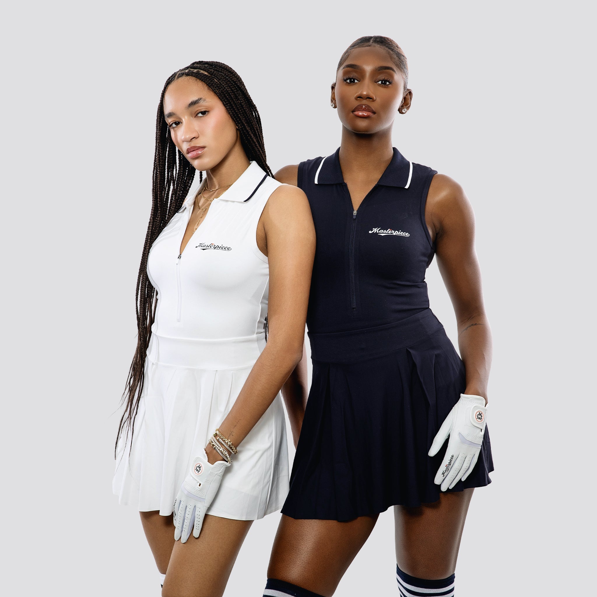 Ladies Signature Golf Dress Polo Collar Fit & Flare with Shorts Masterpiece Sports Club Ladies Signature Golf Dress Polo Collar Fit & Flare with Shorts Masterpiece Sports Club